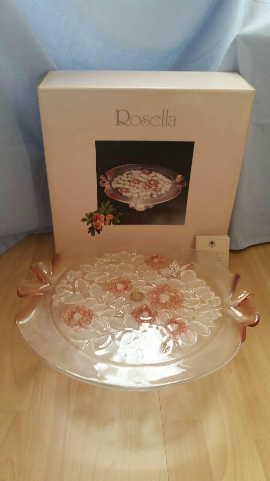Plat à pied Walther-Glas Rosella pour sublimer vos tables de fête