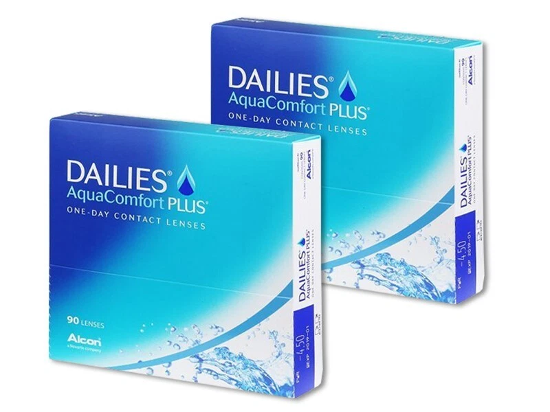 Dailies Aqua Comfort Plus Alcon Tageslinsen 2x90 Stück Kontaktlinsen