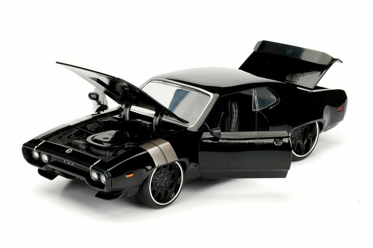 Fast And Furious Dom's 1972 Plymouth GTX, JADA, Diecast Toy Car