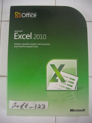 Microsoft MS Office Excel 2010 Licensed for 2 PCs Full Version=SEALED RETAIL BOX - Picture 2 of 5