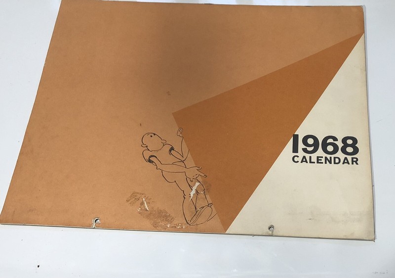 Vintage Honeywell Science Calendar 1968 Bill Eddy Humor Cartoonist