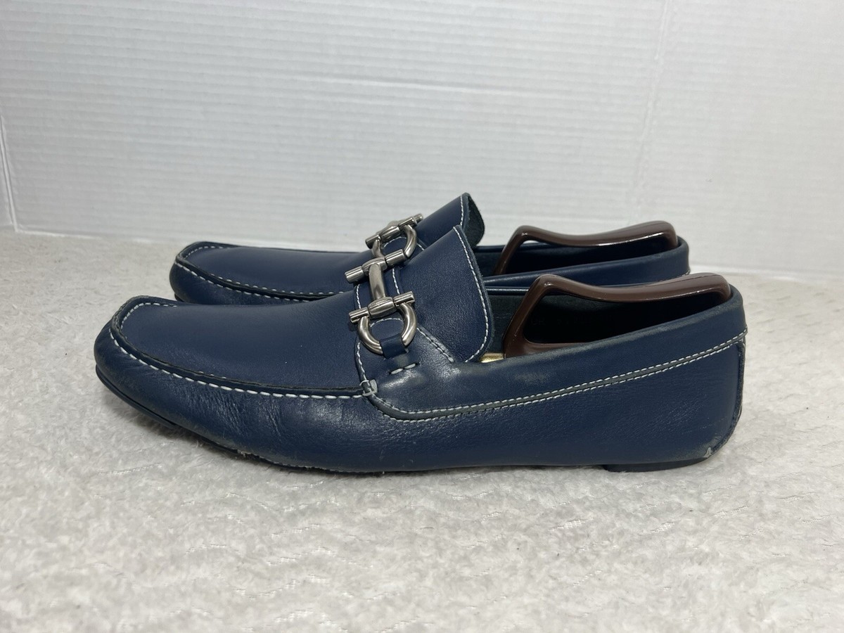 Salvatore Ferragamo PARIGI Men's Sz 10M Bit Moccasin Loafers