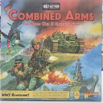 Bolt Action WWII Combined Arms Board Game - Strategy Wargame With Plastic Model Kits