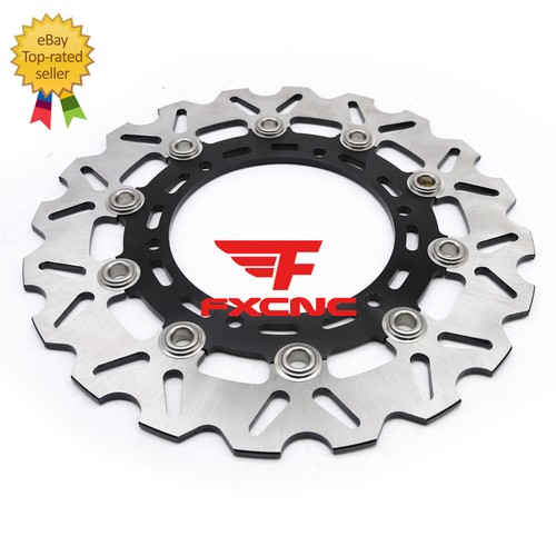 Rotor de disco de freno delantero flotante para Yamaha YZF R1 1998-2003 1999 2000 2001 2002 - Imagen 6 de 7