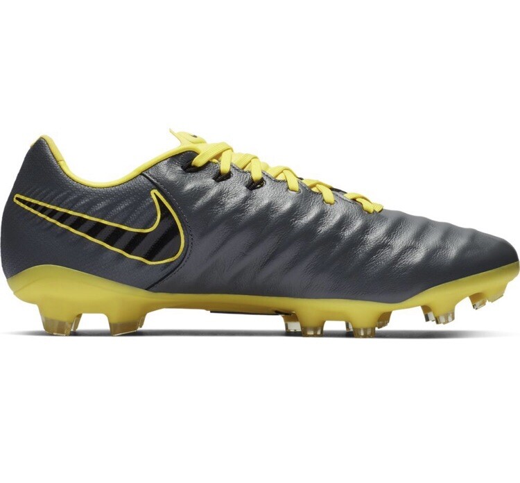nike tiempo grey yellow
