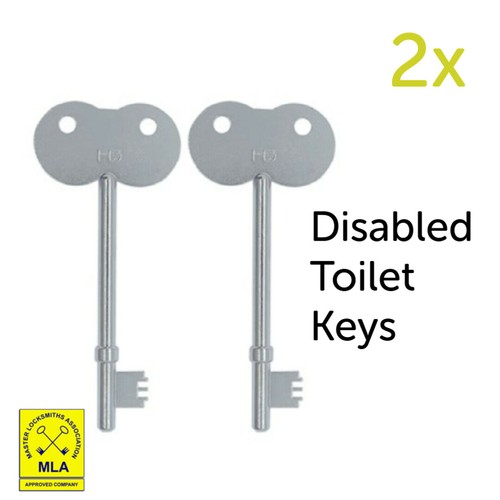 2x Radar / National Key Scheme Disabled Toilet Key, Access to 7000+ UK
