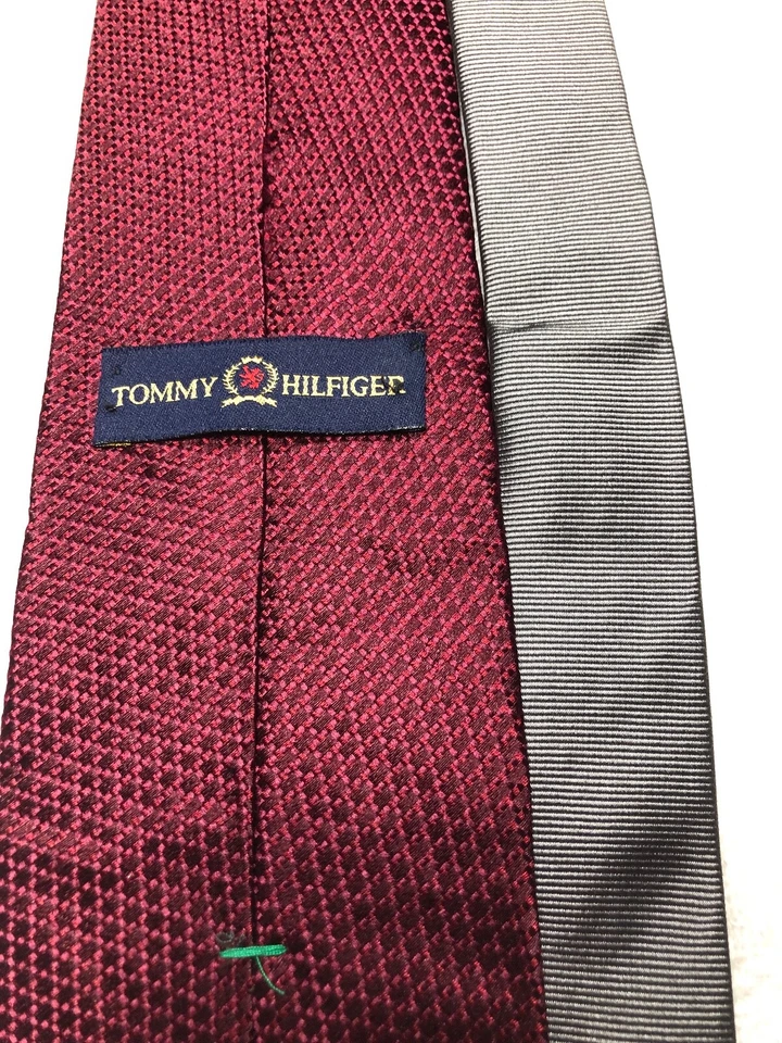 CORBATA TOMMY HILFIGER HOMBRE BORGOÑA 4 X 59 Foto 4 de 4