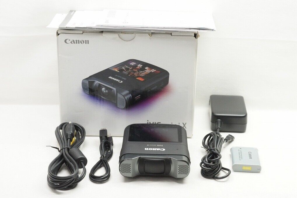 "MINT" Canon iVIS mini X Camcorder HD Video Camera with Box #240419i