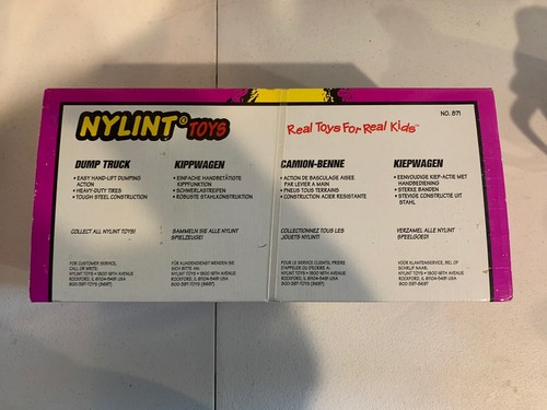 Nylint 6-Wheel Ford Dump Truck 871 Pressed Steel in box NOS 1995 - Picture 6 of 6