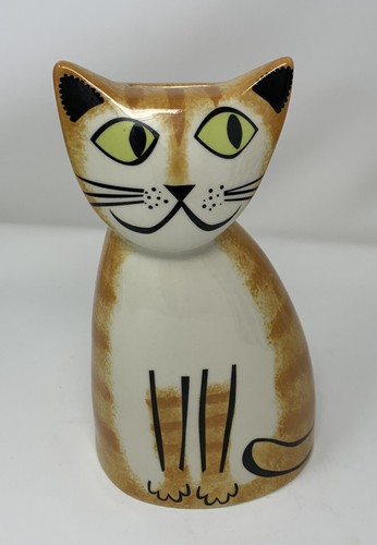 Hannah Turner Designed In UK Cat Money Box Bank Ginger Tabby - Picture 5 of 9