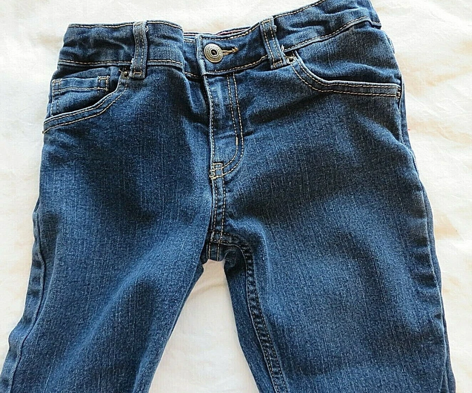 Crazy 8 Girls Jeans & Top Set Skinny Adj Waist Jeans Long Sleeve Tee 8  #8589 - Image 4 of 4