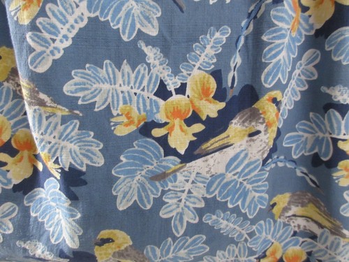 Patagonia Pataloha Girl's XXL Organic Cotton Blue Yellow Bird Floral Dress NWT - Picture 3 of 12