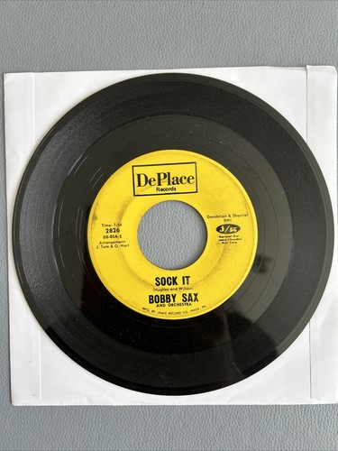 Bobby Sax And Orchestra - Taste Of Soul / Sock It, 7"(Vinyl) Northern Soul (3)