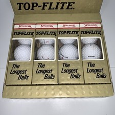 1979 Vintage Spalding Top-Flite Golf Balls 4 Boxes  Sleeve 12 Total balls