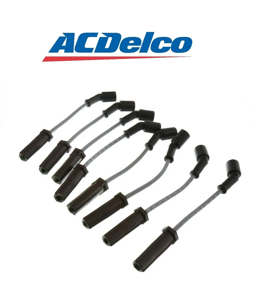Juego de 8 cables de bujía 758EE AC Delco nuevos para Chevy Chevrolet Silverado 1500 Foto 3 de 4