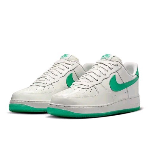 Nike Air Force 1 07 Premium Sneaker Weiß Grün (HF4864) NEU - Afbeelding 2 van 5