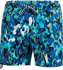 Boys Dolfin Uglies Size YM Youth Medium 5 Inch Turquoise "Shorties" Board 4 Pckt
