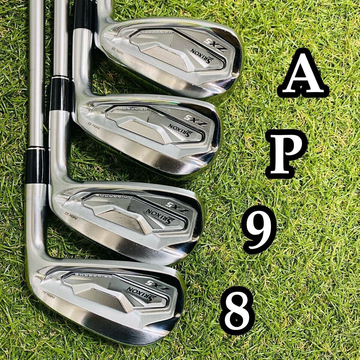 ◼️8pcs◼️ SRIXON ZX5 MKⅡ Iron set 8clubs 4-9,P,A Shaft ◼️8pcs◼️ SRIXON ZX5 MKⅡ Iron set 8clubs 4-9,P,A Shaft