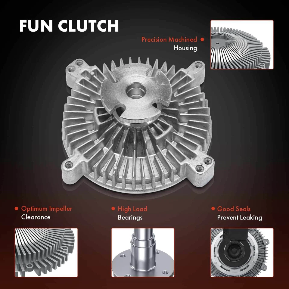 1x Embrague ventilador de refrigeración del motor para Mercedes-Benz 380SE 380SEC 380SEL 500SEL 560SEC Foto 3 de 4