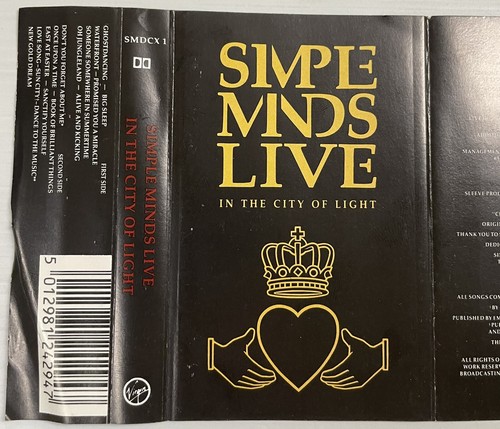 Simple Minds Live In The City Of Lights Music Cassette Tape SMDCX 1 Virgin 1987 - Picture 6 of 24
