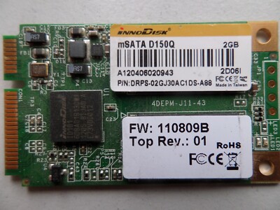 mSATA 2GB SATA II 3.0Gb/s SSD INNODISK D150Q SLC MEMORY CARD FLASH MINI PCI-E