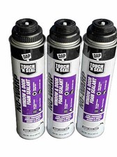 Qty 3 Touch 'N Seal 7565029712 Window  Door Spray Foam Sealant, 20 Oz, 73911