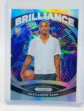 2024 Panini Prizm Draft Picks Alexandre Sarr RC Brilliance Silver #15