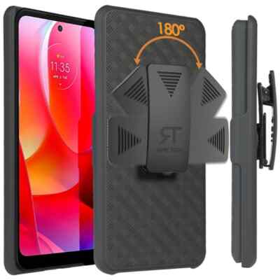 Rome Tech Belt Clip Holster Phone Case for Motorola Moto G Power 2022