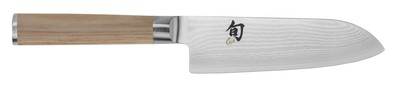 Classic Blonde 5.5'' Santoku Knife, Handcrafted Japanese All Purpose Knife, VG...