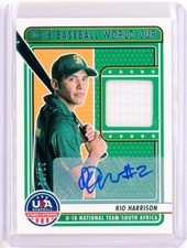 2023 Panini USA Stars & Stripes South Africa RIO HARRISON AUTO Jersey RC 32/72