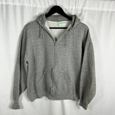 Vintage 60s 70s Activewear Hoodie Sweatshirt Mint Cond Made In USA Large 42-44
