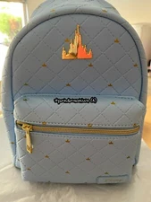 Loungefly Disney Castle Blue Mini Backpack