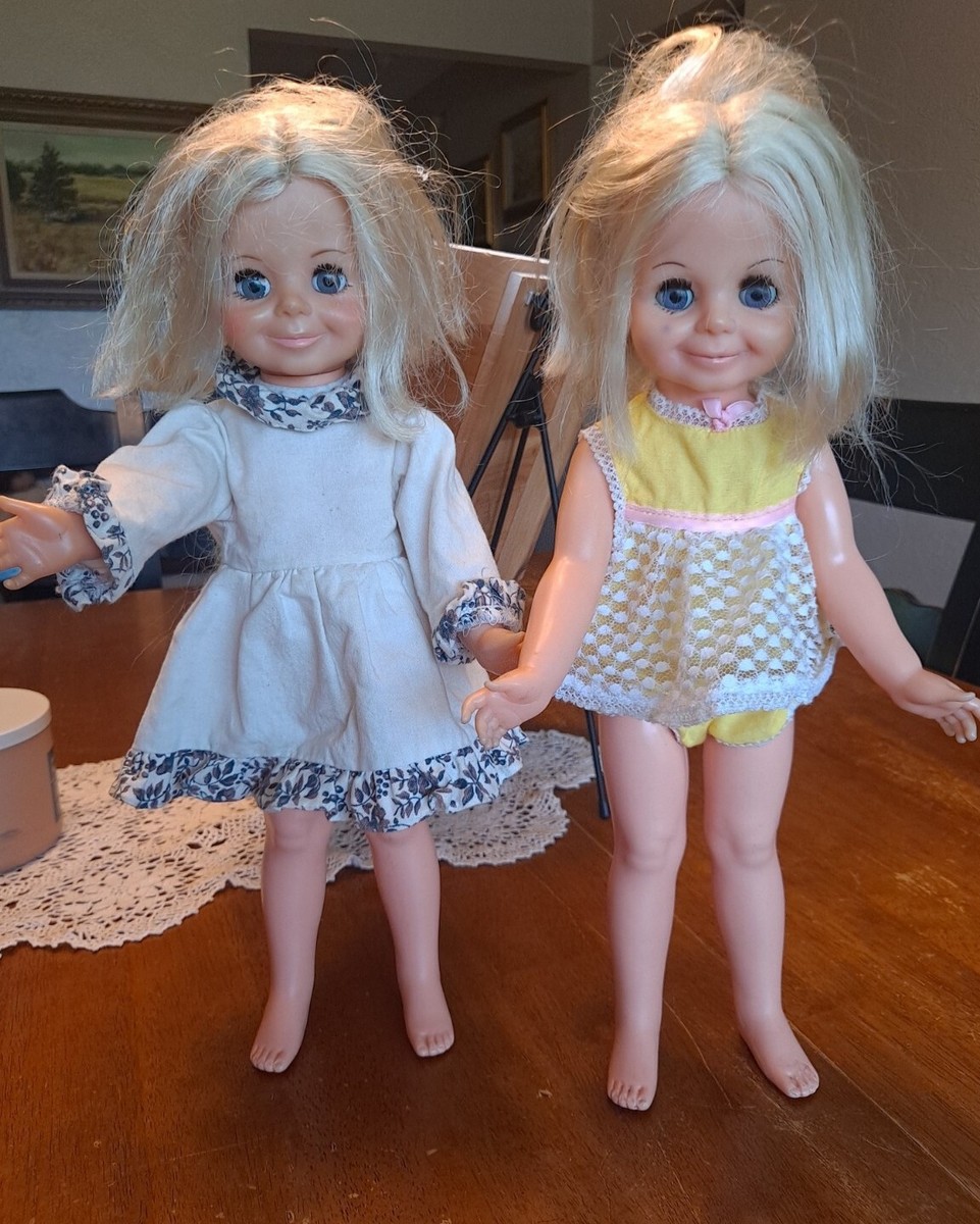 邦楽 VELVET DoLL Vintage Velvet Doll by Ideal Growing Hair Working - Crissy Family