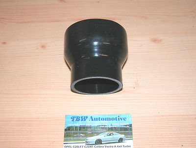 Silikonschlauch schwarz *NEU* Reduzierung 64 auf 50 mm Übergang 2,5'' - 2'' LLK