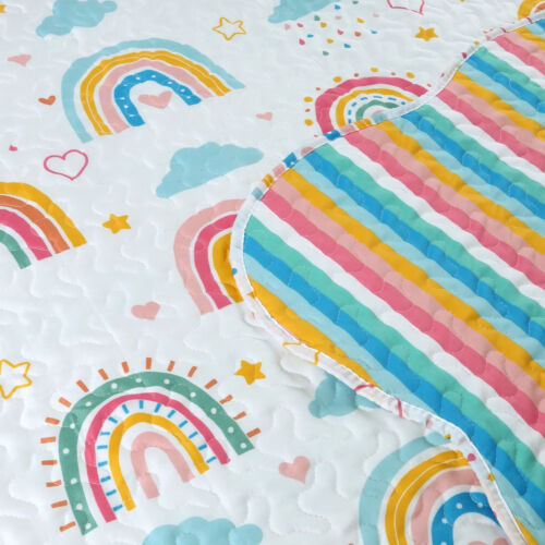 2/3 Piece Kids Quilt Bedspread Set Throw Blanket - Picture 20 of 28
