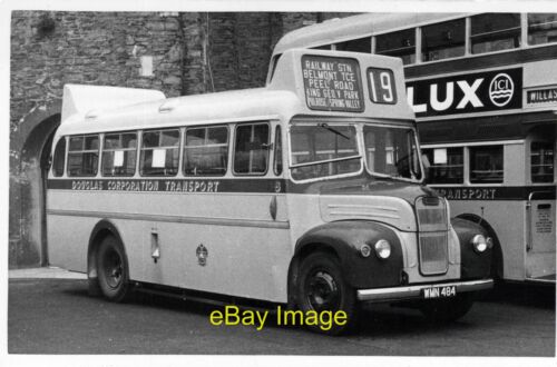 Photo Bus Darkroom Isle of Man WMN484 8 On Route 19 c1962 - Foto 1 di 1
