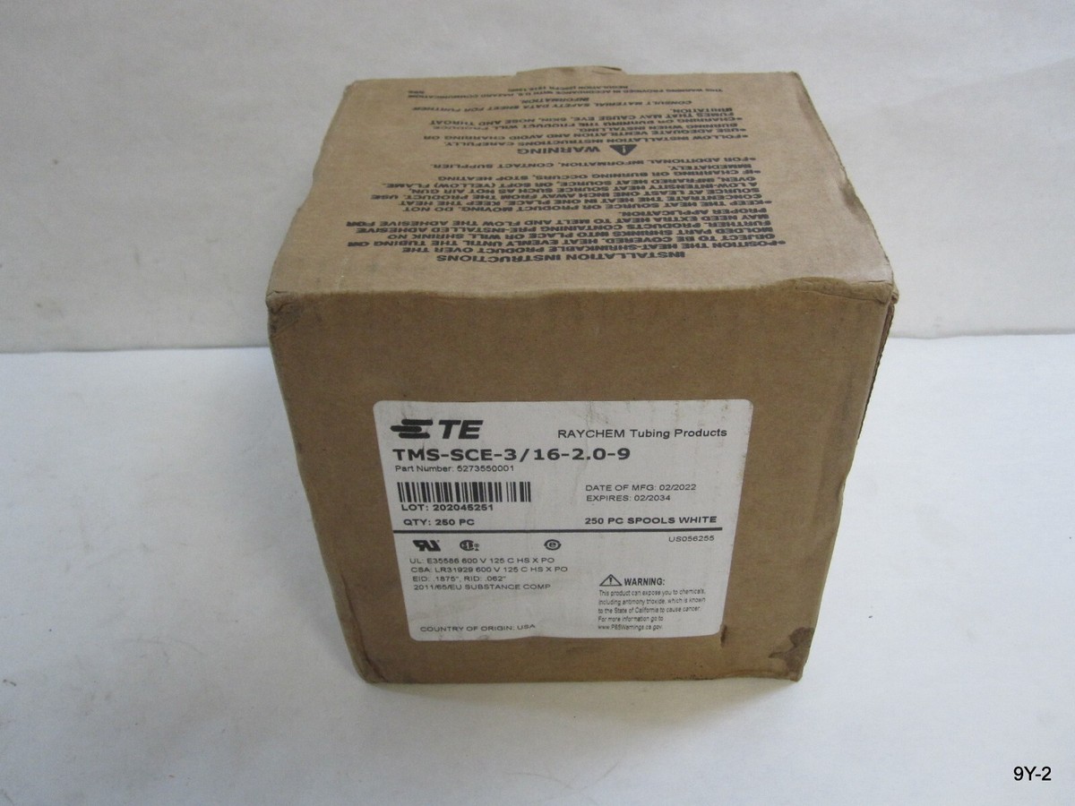 TK様 250Pcs TE Connectivity Wire Labels & Markers 5273550001 White TMS