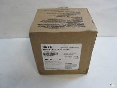 250Pcs TE Connectivity Wire Labels & Markers 5273550001 White TMS-SCE-3/16-2.0-9