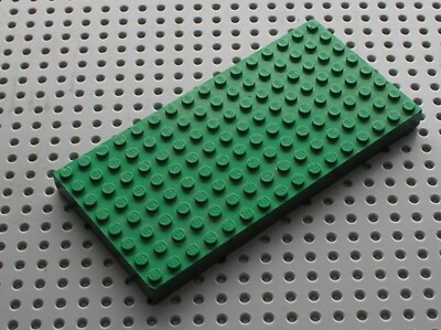 Großer grüner Stein Lego green brick 8 x 16 Ref. 4204 