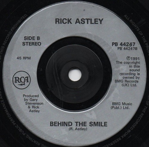 RICK ASTLEY - CRY FOR HELP - 7" - VG PB 44247 - 1991 - LISTEN - Picture 5 of 6