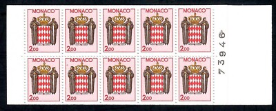 MONACO 1988 Libretto Wappen des Fürstentums postfrisch **