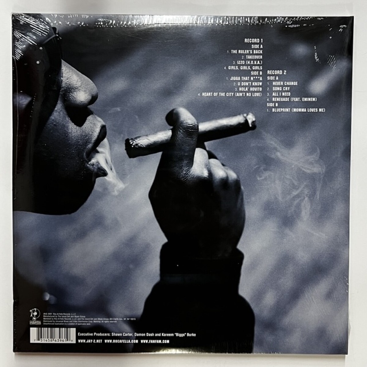 JAY-Z The Blueprint 2LP Vinyl Limited Black 12
