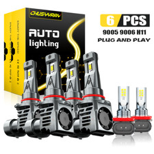 For Honda Civic 2006- 2015 6x 6000k Led Headlight Fog Light Bulbs Super For Honda Civic 2006- 2015 6x 6000k Led Headlight Fog Light Bulbs Super