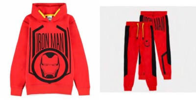 Difuzed Marvel Iron Man Set Boys Hoodie Jogging Hose 146/152