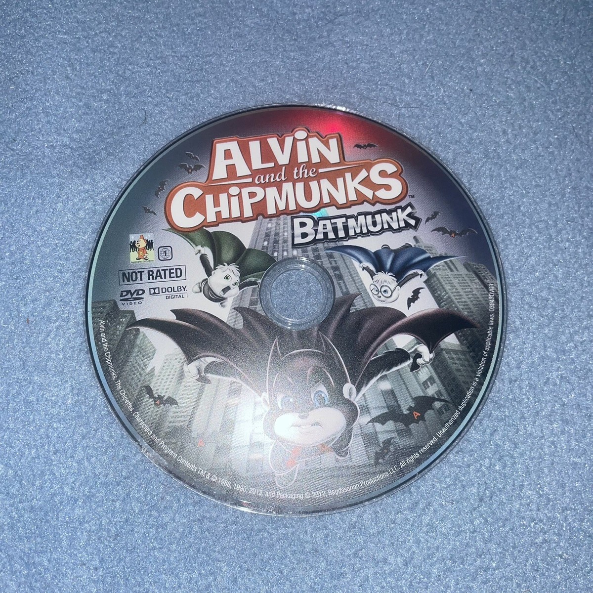 Alvin and the Chipmunks: Batmunk DVD 2012 Halloween Treasure