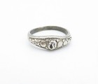 925 Sterling Silver  Vintage Thin Circle Pattern Band Ring Sz 6.5  RG3724 — photo 2