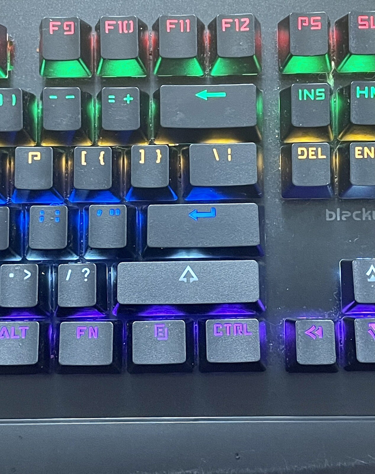 Blackweb Mechanical Wired Light Up Gaming Keyboard BWA-18HO004
