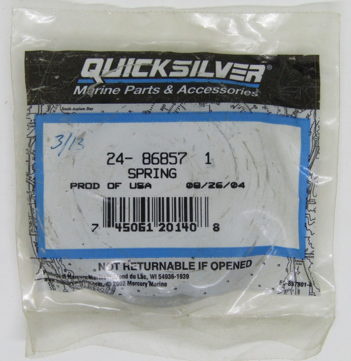 New Quicksilver Mercury Marine Boat OEM Spring Part No. 24