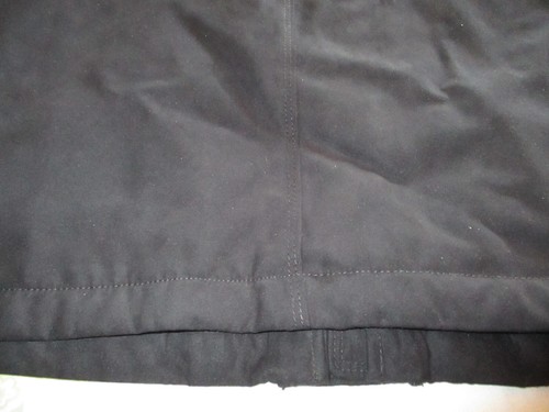 St. John's Bay Micro Suede Hipster Coat Zip Front BIg & Tall 2XL - NEW - Black - Picture 16 of 17