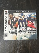 New Sealed PlayStation 1 PS1 Game Collectors Edition NBA Live 2002, Madden NFL 2